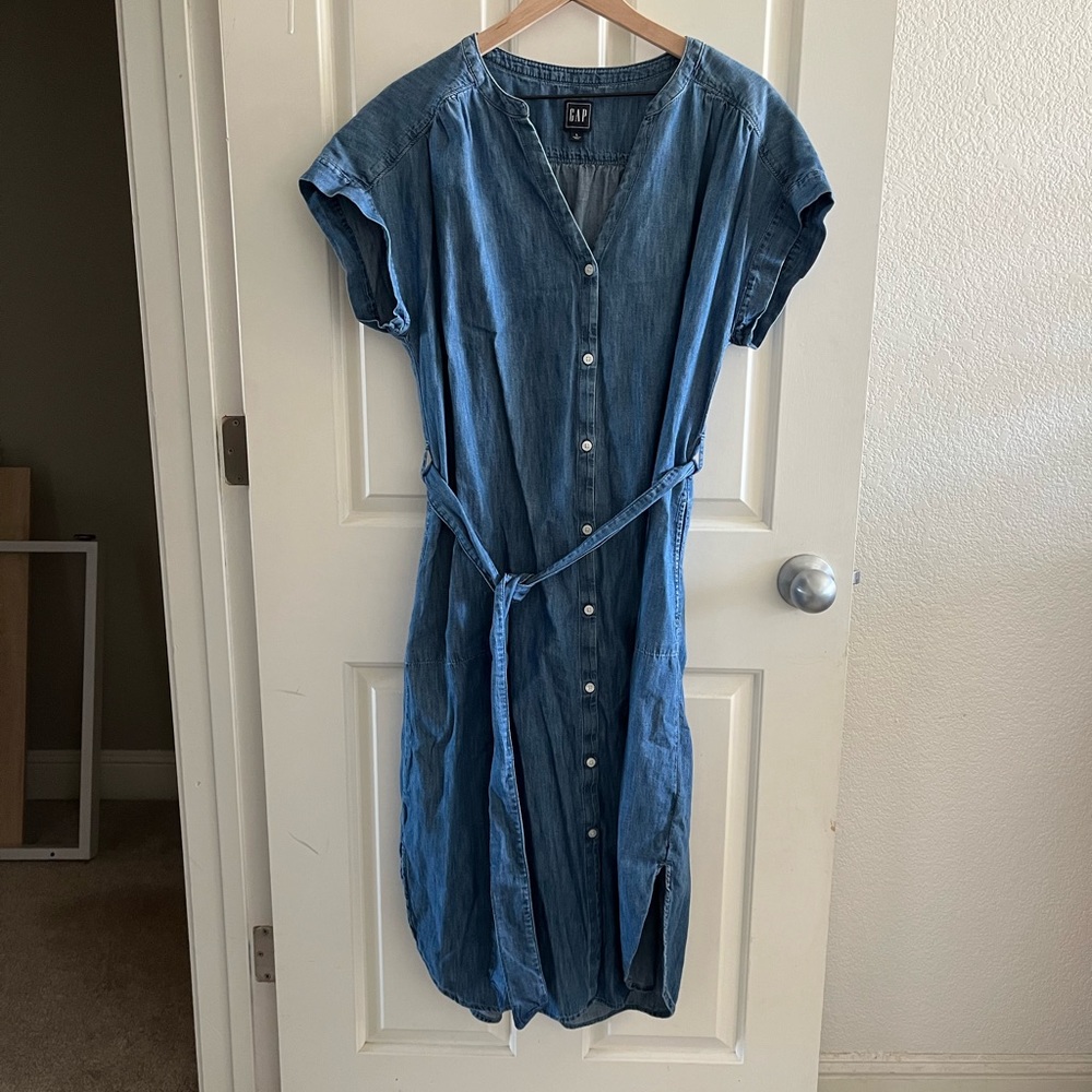 Gap Jean Dress w/ Tie